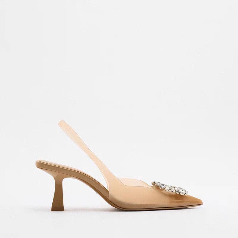 Sapatos de Salto Cristal Radiante