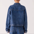 Blazer Blue Denim Moderno