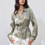 Blusa Acetinada Aurora