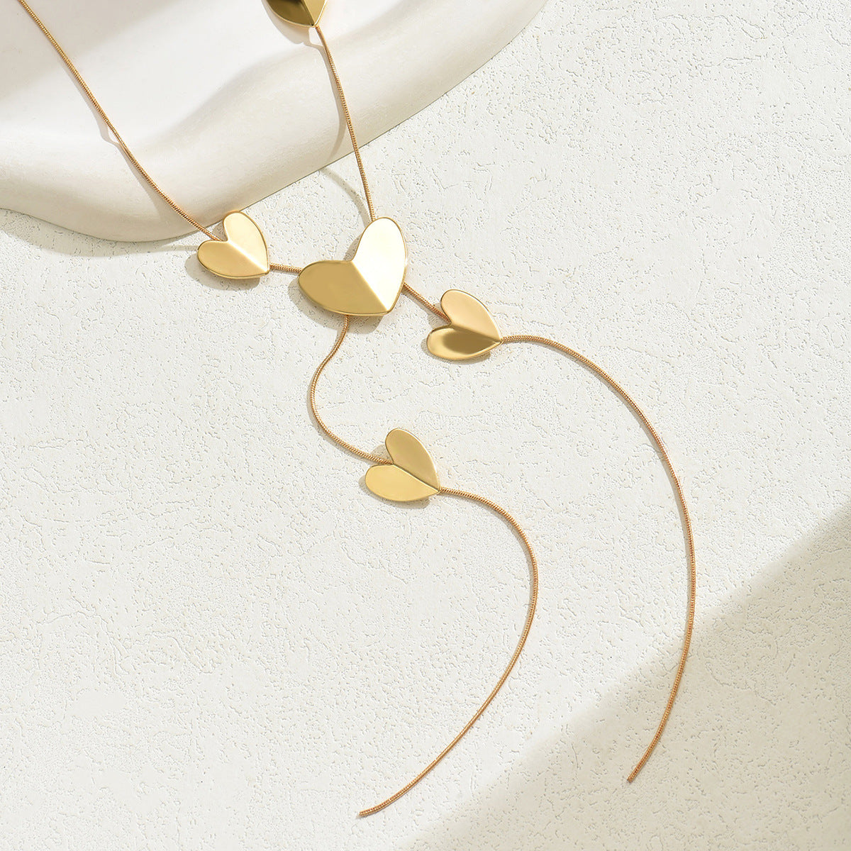 Colar Cascata de Corações