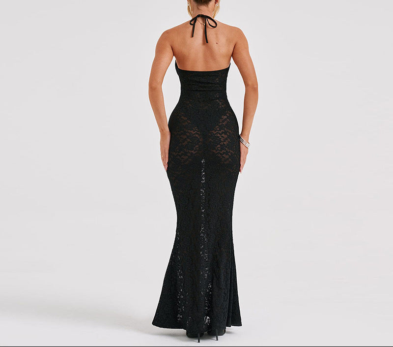 Vestido Contorno de Renda