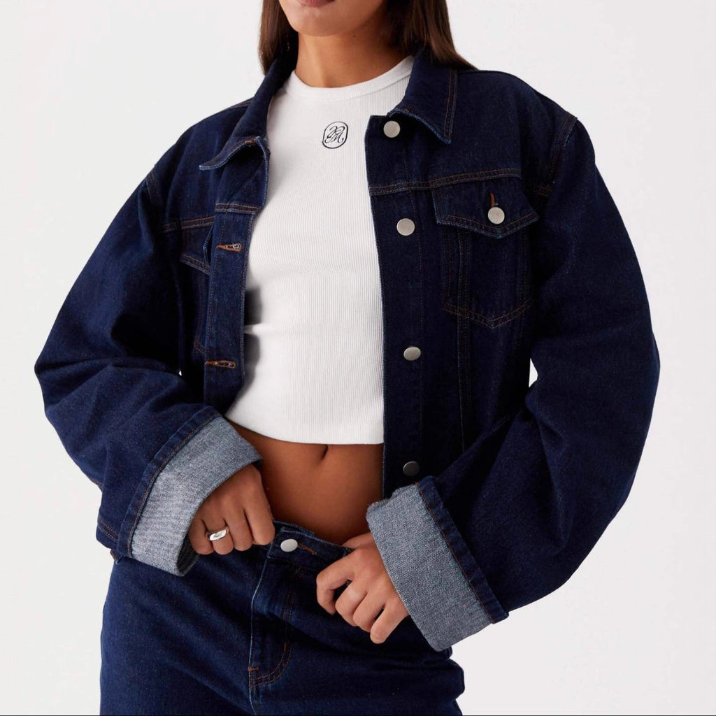 Blazer Blue Denim Moderno