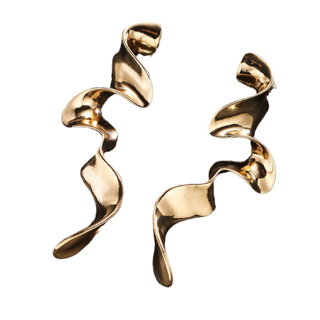 Brincos Serpente Áurea