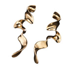 Brincos Serpente Áurea