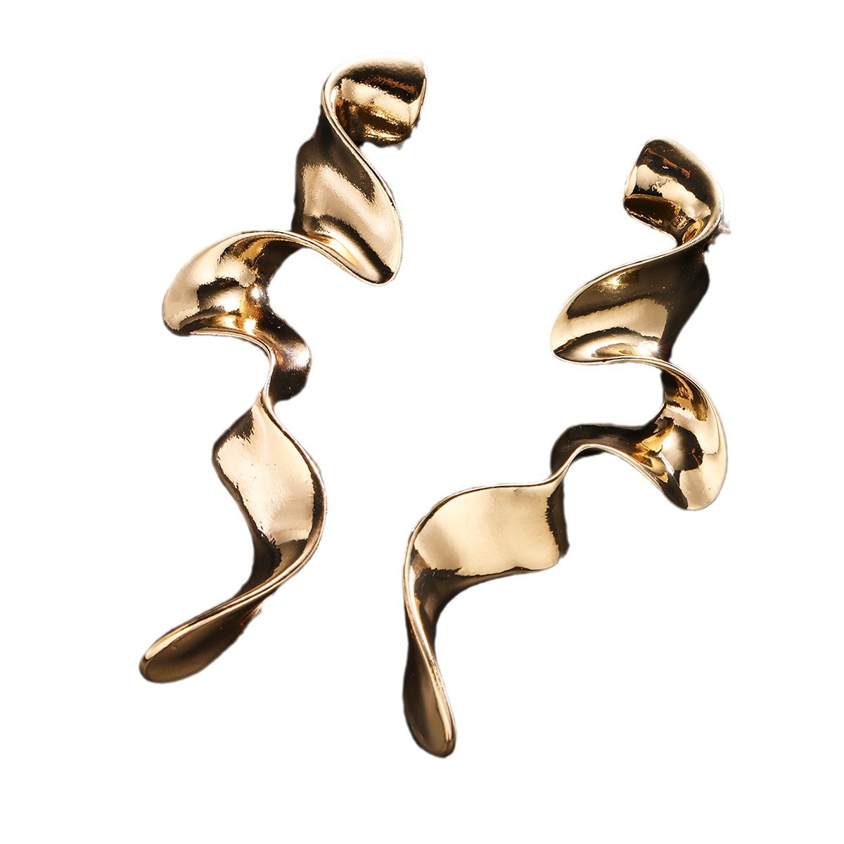 Brincos Serpente Áurea